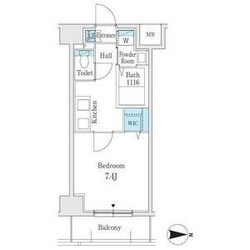 亀島駅 徒歩4分 2階の物件間取画像